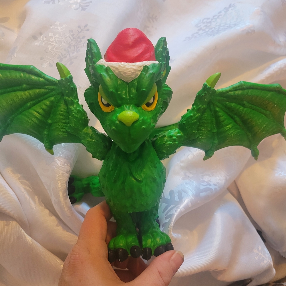 👻BUY 1 GET 1 FREE👻3d Printed Handpainted Grinch Dragon